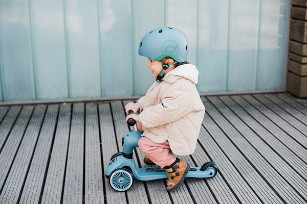 Roller und Fahrrad 2in1 Highwaykick 1-5 Jahre - Steel - Tublu.de