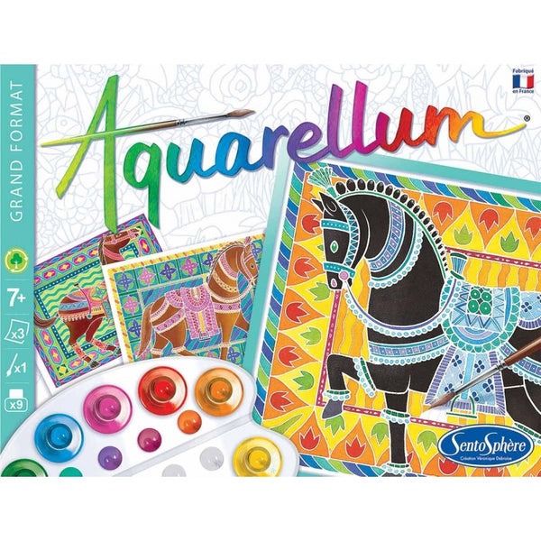 Aquarellum painting set - Horses