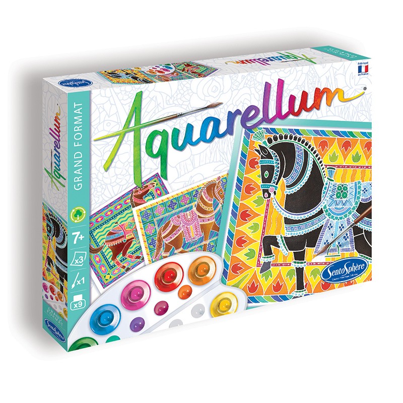Aquarellum painting set - Horses