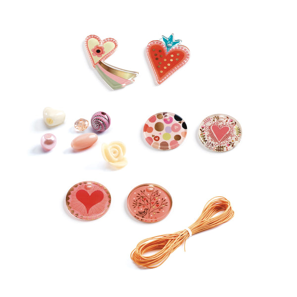 Schmuck-Set – Herzperlen
