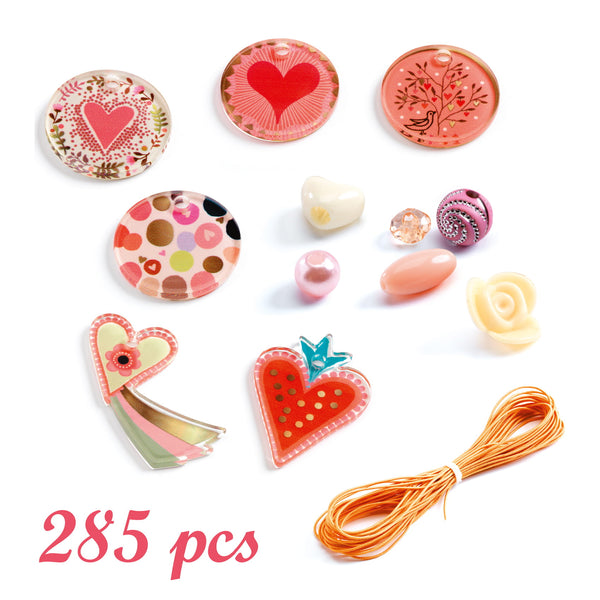 Schmuck-Set – Herzperlen
