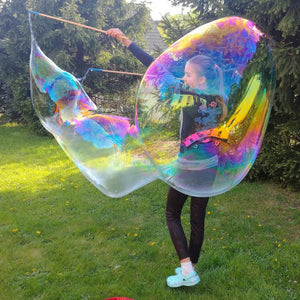 BubbleLab Riesenseifenblasen Set in Tube – Party-Set