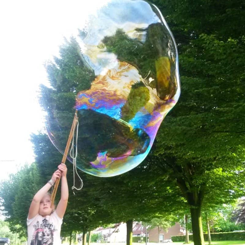 BubbleLab Riesenseifenblasen Set in Tube – Party-Set