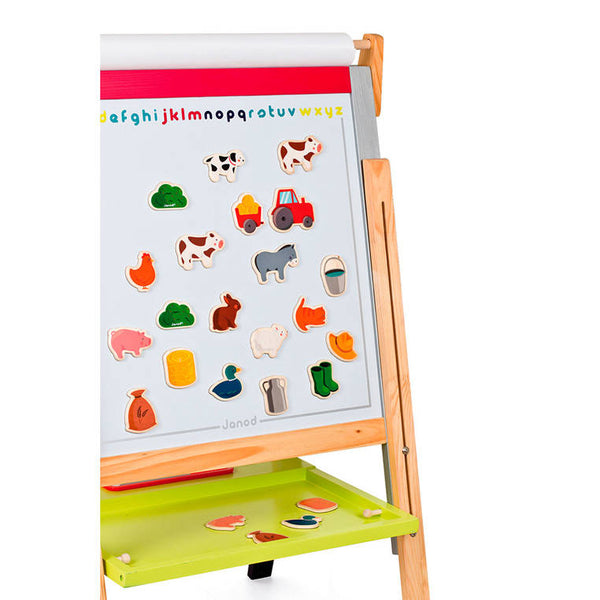 Magnesy drewniane Janod 24 sztuki - Farma - Tublu.de