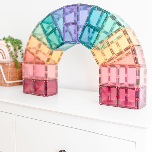 Magnetbausteine – Pastell Mega-Set 202 Teile - Tublu.de