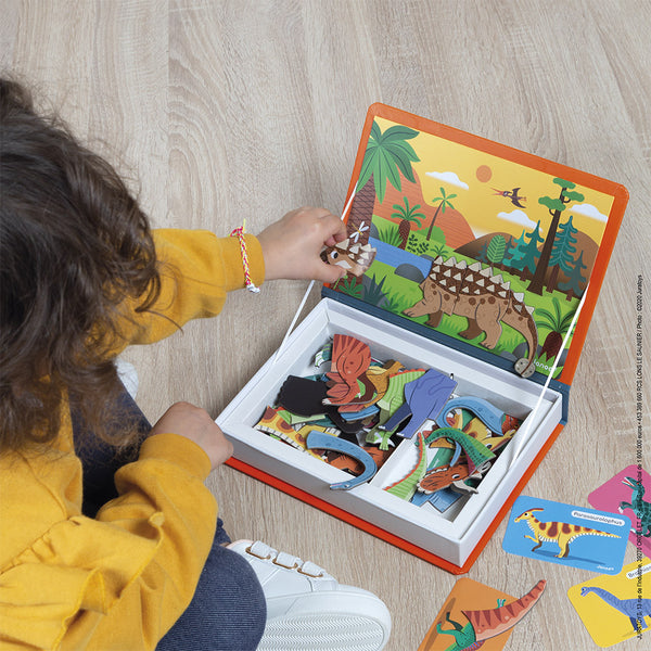 Magnetisches Puzzle Magnetibook – Dinosaurier