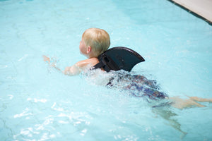 Haifischflossen-Schwimmgürtel für Kinder – Schwarz