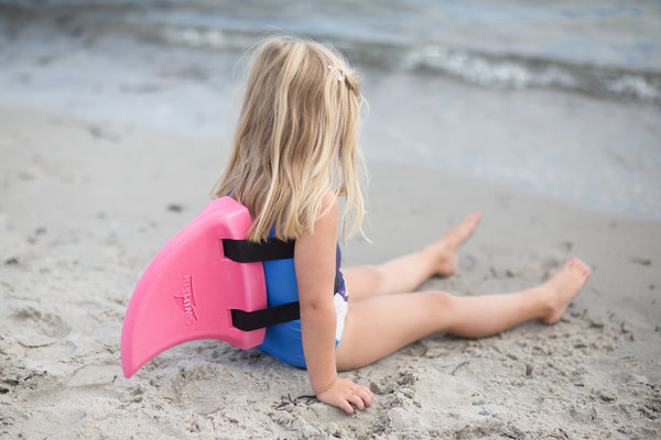 Haifischflossen-Schwimmgürtel für Kinder - Rosa