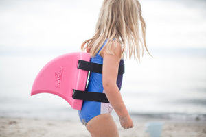 Haifischflossen-Schwimmgürtel für Kinder - Rosa