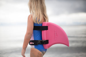 Haifischflossen-Schwimmgürtel für Kinder - Rosa