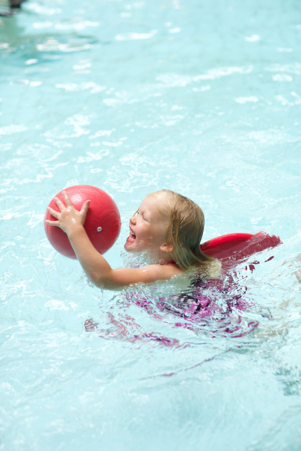 Haifischflossen-Schwimmgürtel für Kinder – Rot