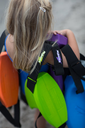 Haifischflossen-Schwimmgürtel für Kinder – Limette