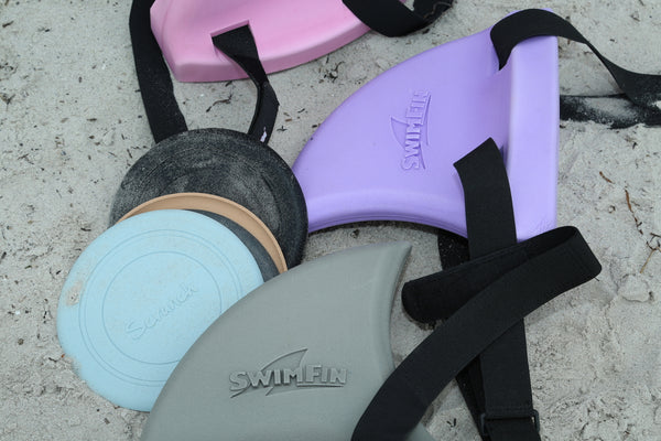 Haifischflossen-Schwimmgürtel für Kinder – Lila