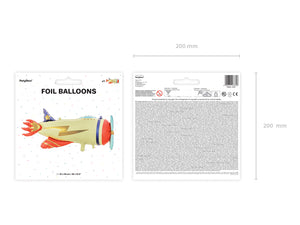 Folienballon – Flugzeug 91 x 39 cm