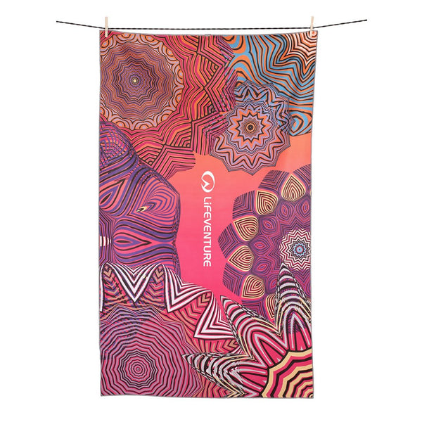 Schnelltrocknendes Handtuch SoftFibre – Mandala 150 x 90 cm