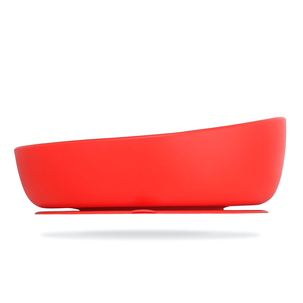 Esslernschüssel für Babys Doidy Bowl – rot