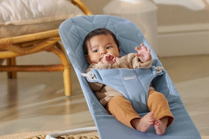 Zusätzlicher Stoffsitz für Babywippe BLISS COTTON – Blau