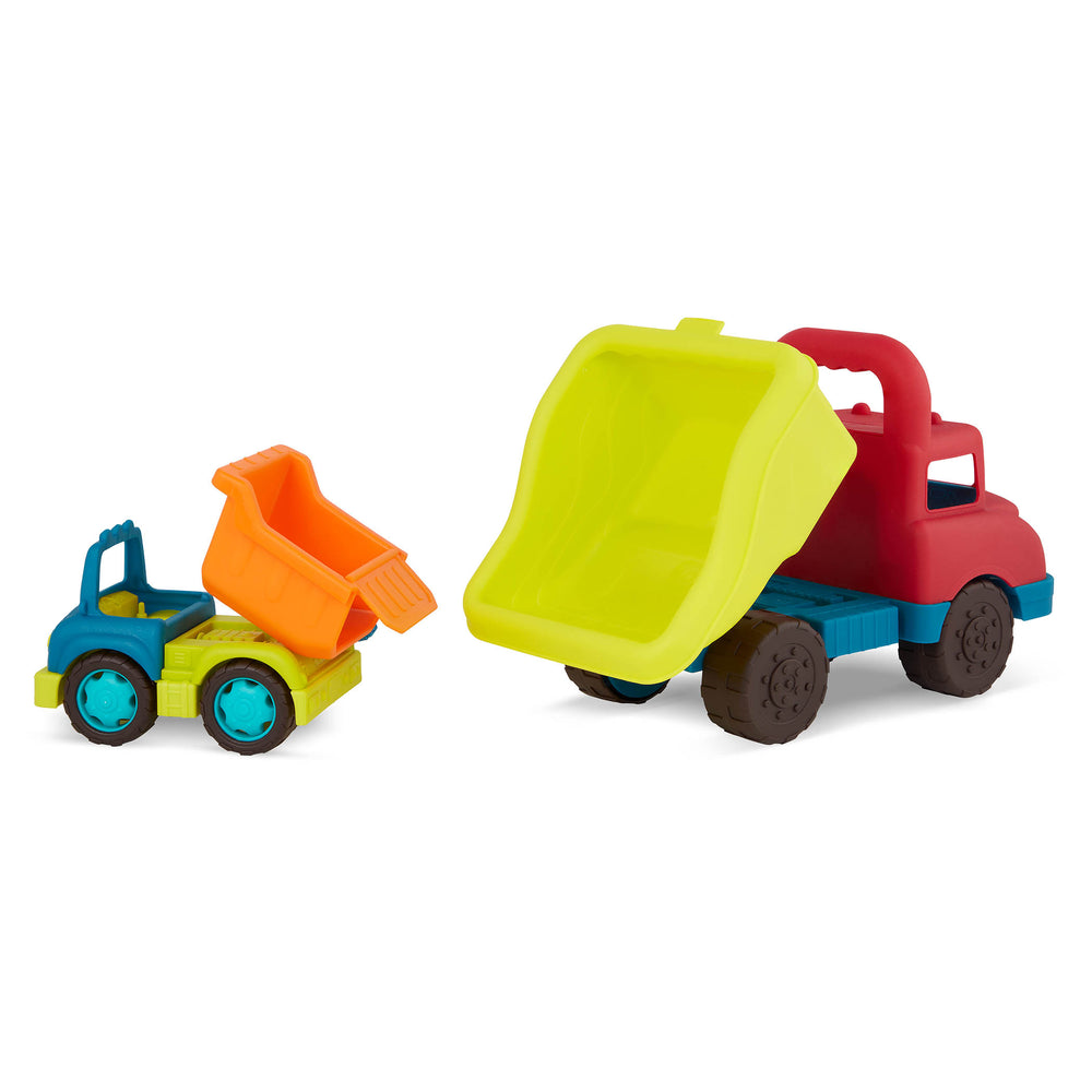 Set mit zwei Kippwagen – Grab-n-Go Truck Set - Tublu.de