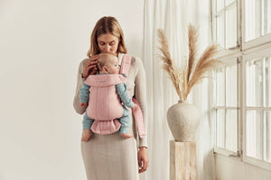 Babytrage MINI 3D Jersey – Hellrosa