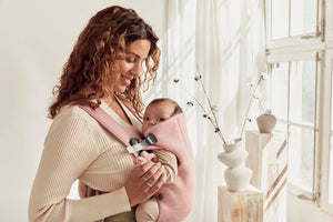 Babytrage MINI 3D Jersey – Hellrosa