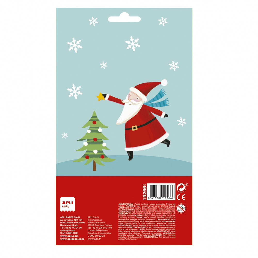 Weihnachtsaufkleber – Santa Claus