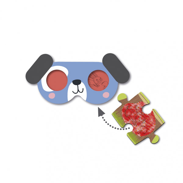 Puzzle mit Zauberbrille – Hunde 4+ - Tublu.de