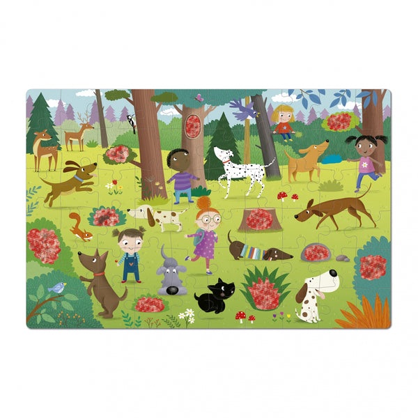 Puzzle mit Zauberbrille – Hunde 4+ - Tublu.de