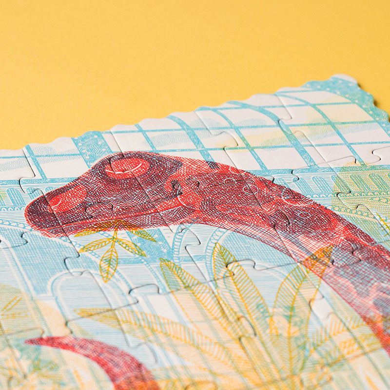 Lernpuzzle mit Spiel – Entdecke die Welt der Dinosaurier