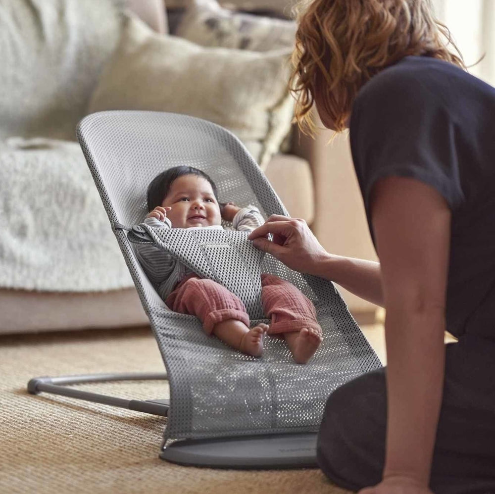 Babywippe BLISS MESH – Grau