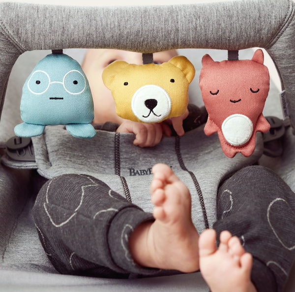 Spielzeug für Babywippe BALANCE – Soft Friends