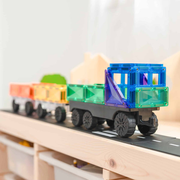 Magnetbausteine – Rainbow Transport-Set 50 Teile