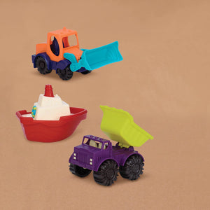 Set mit drei Mini-Fahrzeugen – Loaders & Floaters