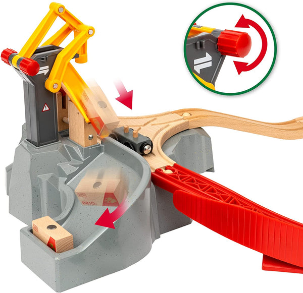 Bergbahn-Umschlaganlage