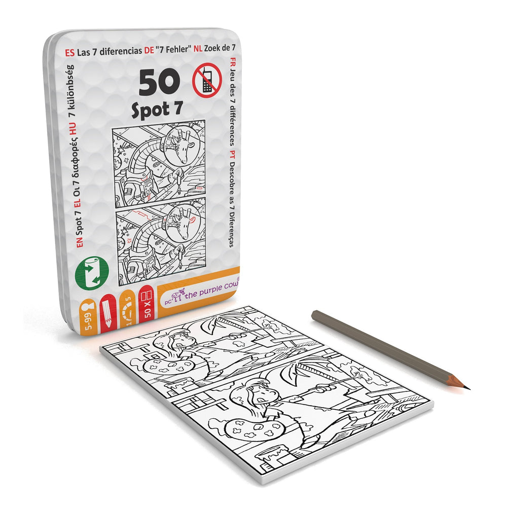 Reise-Rätsel – 50 Finde die sieben Unterschiede