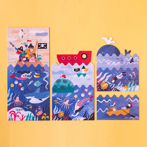 Progressive Puzzles für Kinder – Entdecke Schätze