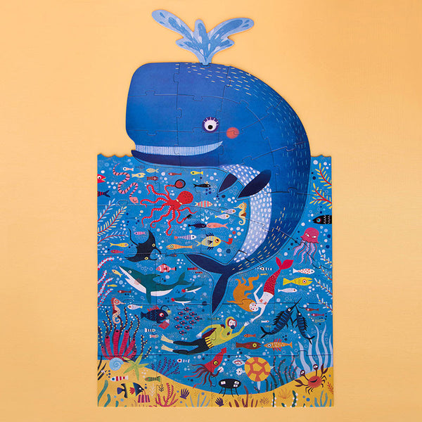 Progressive Puzzle für Kinder – Mein großes Blau!