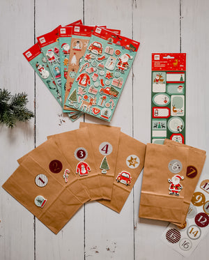 Weihnachtsetiketten – Rentiere