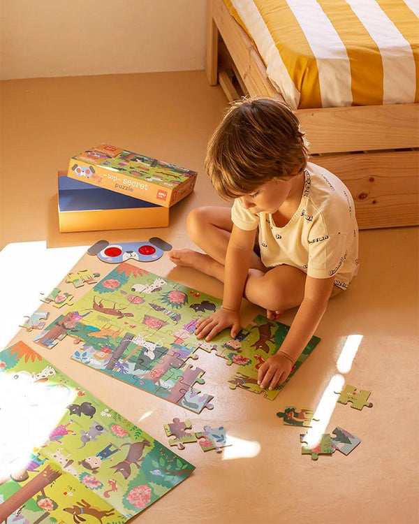 Puzzle mit Zauberbrille – Hunde 4+ - Tublu.de