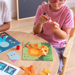 Mein erstes Kunstset – Papier-Schleifen - Tublu.de