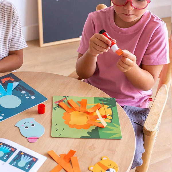 Mein erstes Kunstset – Papier-Schleifen - Tublu.de