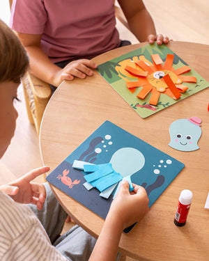 Mein erstes Kunstset – Papier-Schleifen - Tublu.de