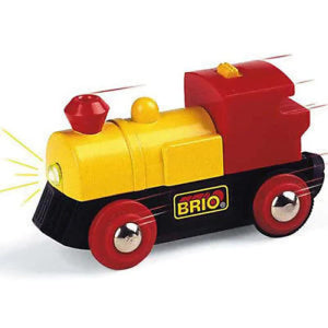 Batteriebetriebene Lokomotive - gelb