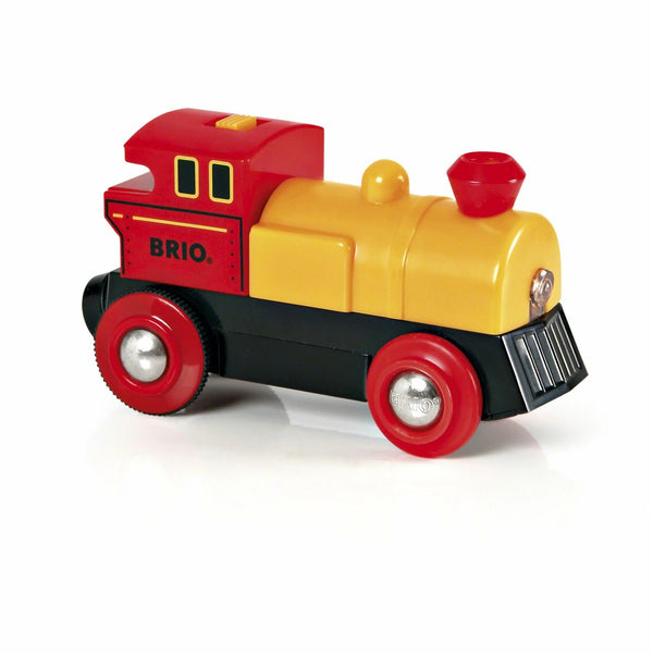 Batteriebetriebene Lokomotive - gelb