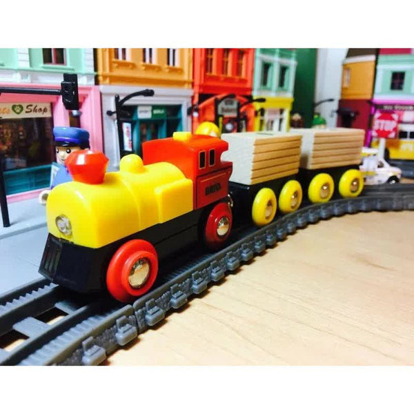 Batteriebetriebene Lokomotive - gelb