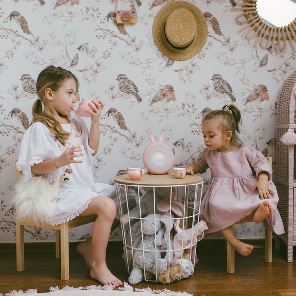 Wecklamp mit Licht - Grüner Hase