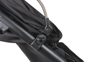 Regenschirm für den Kinderwagen – Grau