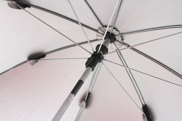 Regenschirm für den Kinderwagen – Grau