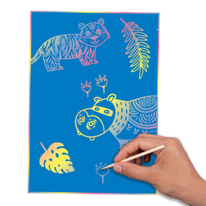 Kratzbild-Set – Magic Scratch Colors A4 - Tublu.de