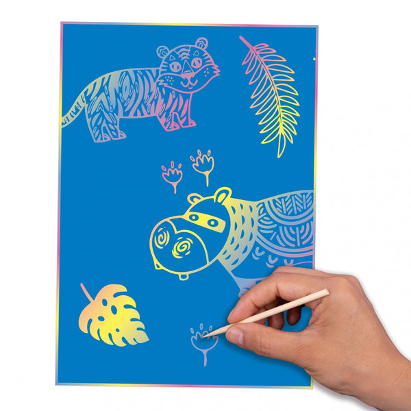 Kratzbild-Set – Magic Scratch Colors A4 - Tublu.de