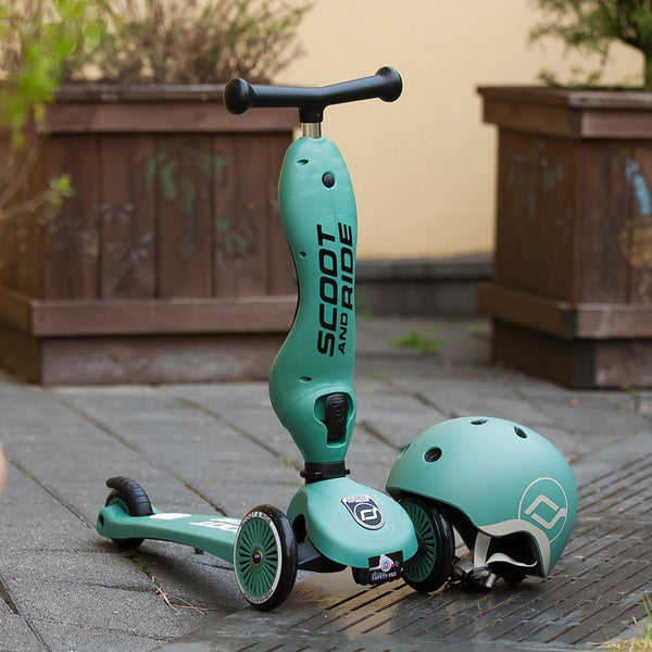 Roller und Fahrrad 2in1 Highwaykick  1-5 Jahre - Forest - Tublu.de